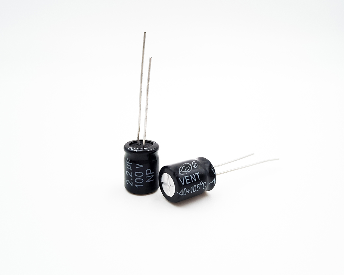 Bi-polarized electrolytic capacitor 2.2uF 100V